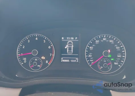 2013 Volkswagen Passat 2.5L Se z USA, uszkodzony, nr VIN 1VWBP7A36DC144871